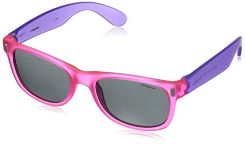 Polaroid Mädchen P0115 Y2 Iub 46 Sonnenbrille, Violett (Viola Pink/Grey), EU von Polaroid