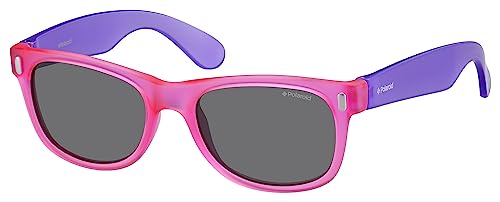 Polaroid Mädchen P0115 Y2 Iub 46 Sonnenbrille, Violett (Viola Pink/Grey), EU von Polaroid