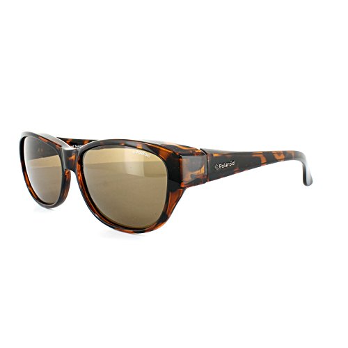 Polaroid Unisex P8407 Sunglasses, 0BM/IG Havana, 61 von Polaroid