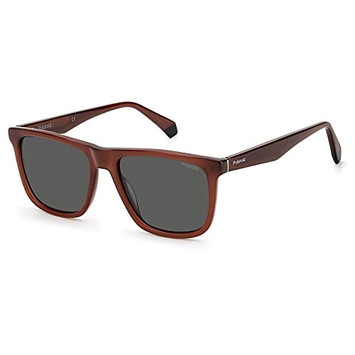 Polaroid Unisex PLD 2102 09q M9 Polarized Lenses, Large Sunglasses, 01Q/SP Gold Brown, 58 von Polaroid