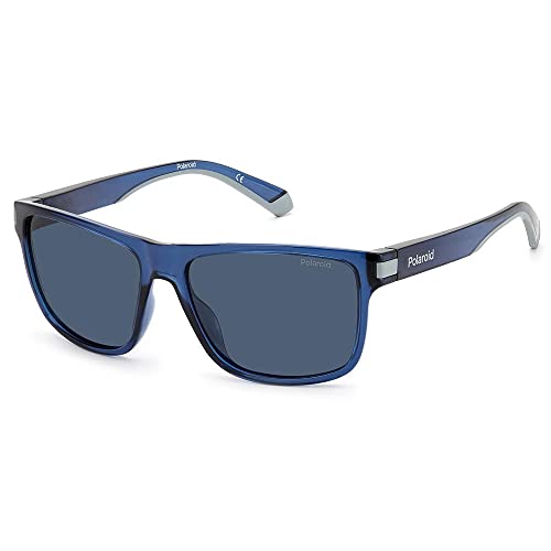 Polaroid Unisex PLD 2123/s Sunglasses, XW0/C3 Blue Grey, L von Polaroid