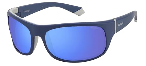 Polaroid Unisex PLD 2125/s Sunglasses, XW0/5X Blue Grey, L von Polaroid