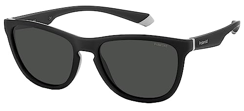 Polaroid Unisex PLD 2133/s Sunglasses, 08A/M9 Black Grey, 56 von Polaroid