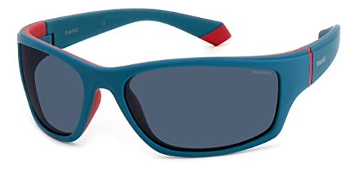 Polaroid Unisex PLD 2135/s Sunglasses, CLP/C3 Teal RED, 65 von Polaroid