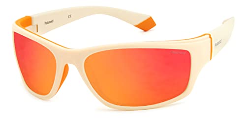 Polaroid Unisex PLD 2135/s Sunglasses, IXN/OZ WHTE ORANGE, 65 von Polaroid