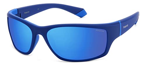 Polaroid Unisex PLD 2135/s Sunglasses, ZX9/5X Blue Azure, 65 von Polaroid