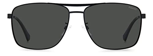 Polaroid Unisex PLD 2136/g/s/x Sunglasses, 003/M9 MATT Black, 61 von Polaroid