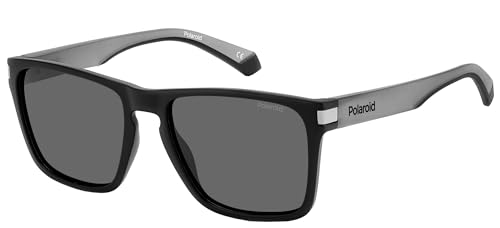 Polaroid Unisex PLD 2139/s Sunglasses, O6W/M9 MTBLK Grey, 56 von Polaroid