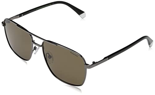 Polaroid Unisex PLD 4128/s/x Sunglasses, KJ1/SP DK Ruthenium, 44 von Polaroid