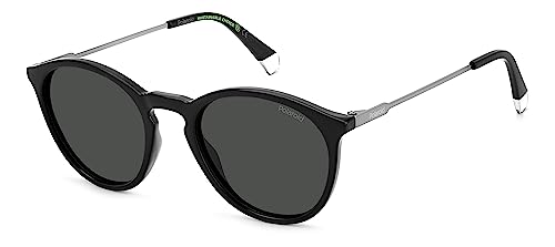 Polaroid Unisex PLD 4129/s/x Sunglasses, 807/M9 Black, 37 von Polaroid