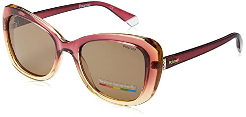 Polaroid Unisex PLD 4132/s/x Sunglasses, S2N/SP Violet BEIGE, 53 von Polaroid