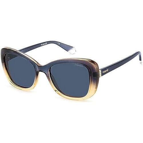 Polaroid Unisex PLD 4132/s/x Sunglasses, YRQ/C3 Blue BEIGE, 53 von Polaroid