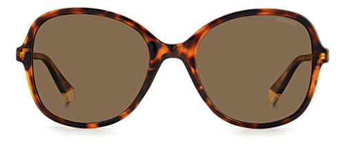 Polaroid Unisex PLD 4136/s Sunglasses, 086/SP Havana, 48 von Polaroid