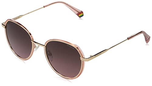 Polaroid Unisex PLD 6114/s Sunglasses, EYR/JR Gold PINK, 51 von Polaroid