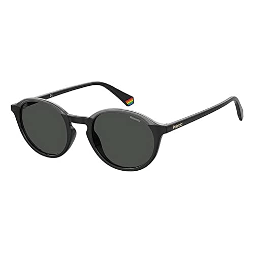 Polaroid Unisex PLD 6125/s Sunglasses, 08A/M9 Black Grey, 50 von Polaroid