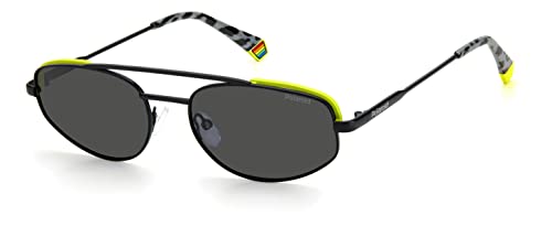 Polaroid Unisex PLD 6130/s Sonnenbrille, 08A/M9 Black Grey, 55 von Polaroid