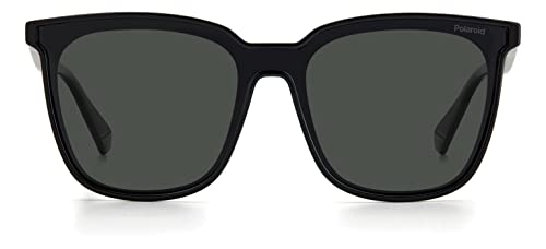 Polaroid Unisex PLD 6154/f/s Sunglasses, 08A/M9 Black Grey, One Size von Polaroid