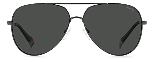 Polaroid Unisex PLD 6187/s Sunglasses, KJ1/M9 DK Ruthenium, 60 von Polaroid