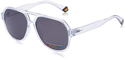 Polaroid Unisex PLD 6193/s Sunglasses, 900/M9 Crystal, 57 von Polaroid