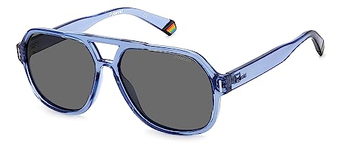 Polaroid Unisex PLD 6193/s Sunglasses, PJP/M9 Blue, 57 von Polaroid