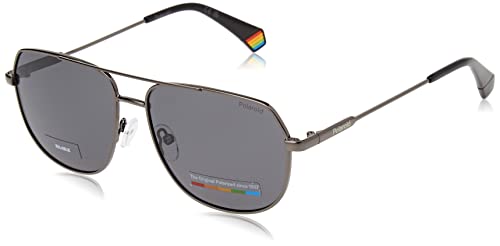 Polaroid Unisex PLD 6195/s/x Sunglasses, KJ1/M9 DK Ruthenium, 58 von Polaroid