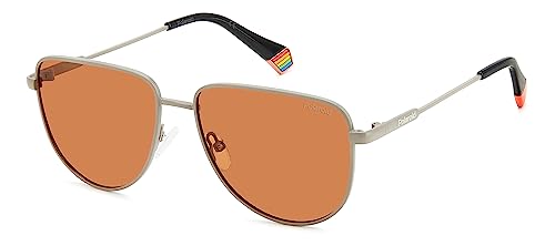 Polaroid Unisex PLD 6196/s/x Sunglasses, 2M8/HE MTGRYORNG, 56 von Polaroid