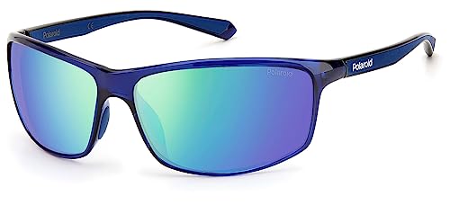 Polaroid Unisex PLD 7036/s Sonnenbrille, PJP/5Z Blue, 63 von Polaroid