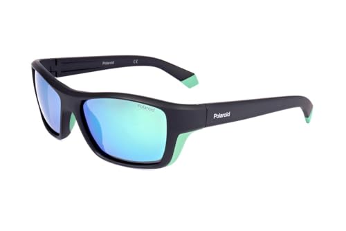 Polaroid Unisex PLD 7046/s Sunglasses, 7ZJ/5Z Black Green, 57 von Polaroid