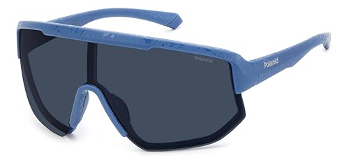 Polaroid Unisex PLD 7047/s Sunglasses, FLL/C3 Matte Blue, 99 von Polaroid