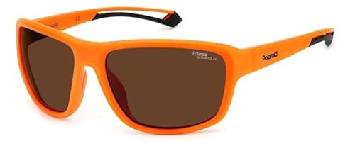 Polaroid Unisex PLD 7049/s Sunglasses, 2M5/47 MATT ORANGE, 62 von Polaroid