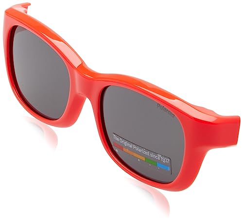 Polaroid Unisex PLD K006 Cl-on Sunglasses, L7Q/M9 ORANGE, 45 von Polaroid