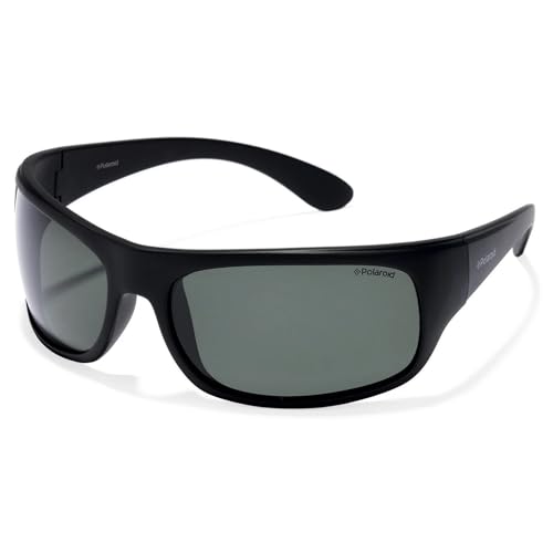 Polaroid Unisex 7886 Sonnenbrille, Schwarz (Black/Green), 66 EU von Polaroid