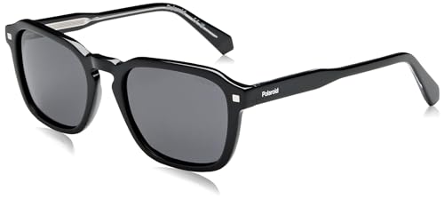 Polaroid Unisex Sonnenbrille PLD 4156/S/X 53/19/145, Erwachsene Sunglasses, 0WM/WJ Black BEIGE, 53 von Polaroid