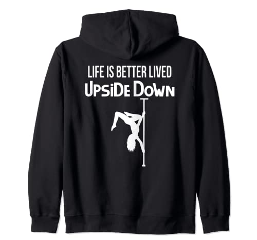 Pole Dance Life Is Better Pole Dancer Outfit Frauen Kapuzenjacke von Pole Dancing Pole Fitness Sexy Fun Poledance Sport