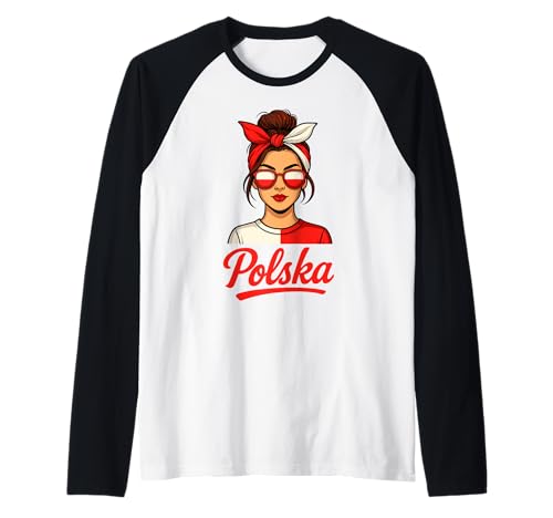 Polen Polska Polnische Flagge Mädchen Damen Raglan Polen Polska Polnische Flagge Mädchen Damen Raglan von Polen Geschenke