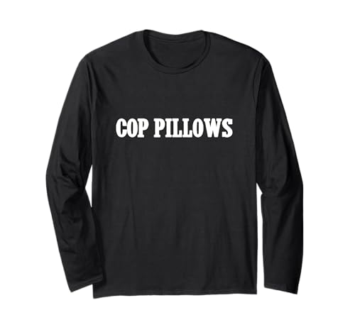 Cop Kissen Langarmshirt von Police Officer Wife Shirts
