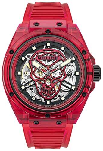 Police Armbanduhren Herren Analog Quarzwerk Silikonband PL.15924JPR-16P von Police