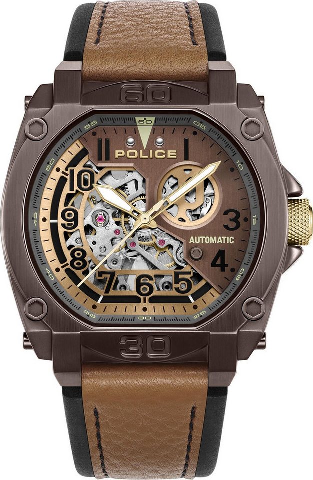 Police Automatikuhr NORWOOD Herren Automatikuhr von Police