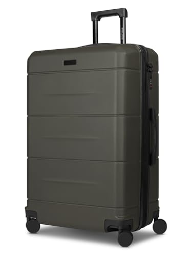 Police Check-in Koffer für Damen und Herren | großer XL Trolley 48 x 30 x 74 cm aus hochwertigem, stoßfestem ABS Material | Doppelrolle & Teleskopgriff | London Serie von Police