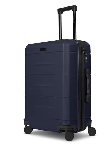 Police Check-in Koffer für Damen und Herren | mittelgroßer Trolley 42 x 26 x 64 cm aus hochwertigem, stoßfestem ABS Material | Doppelrolle & Teleskopgriff | London Serie von Police