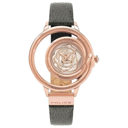 Police Damen-Uhren Analog Quarz One Size Roségold 32015083 von Police