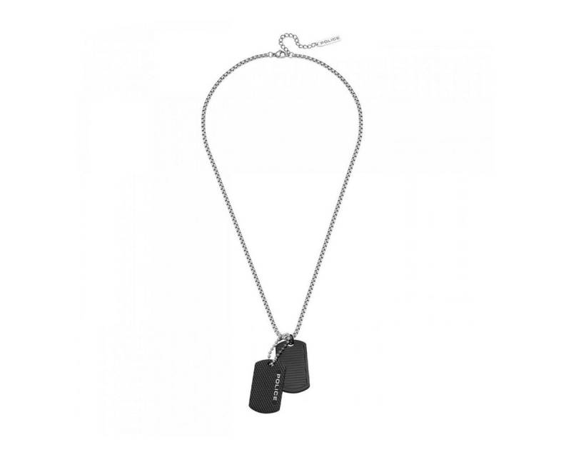 Police Edelstahlkette Herrenhalsband Police PEAGN0042001 Schwarz stilvolles Herrenaccessoire von Police