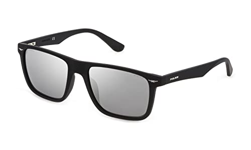 Police Unisex SPLE02 Sunglasses, Mattes Schwarz, 57 von Police