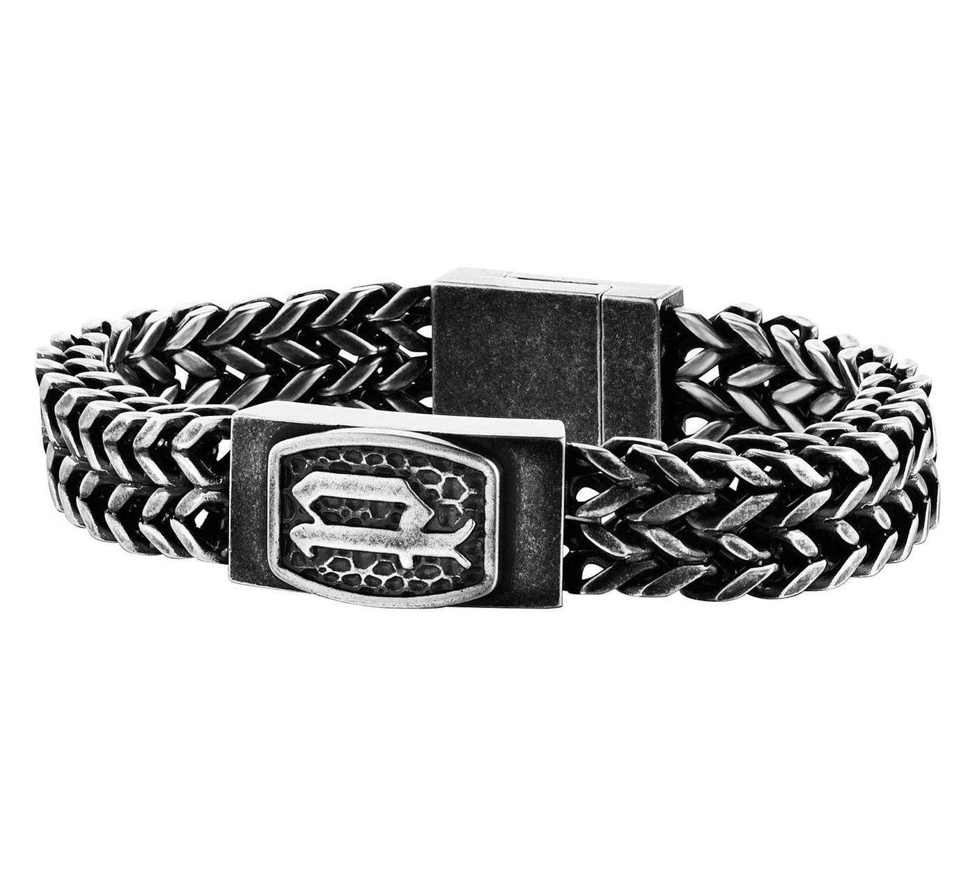 Police Gliederarmband Herren Armband Armschmuck Armkette Edelstahl Police PJ.25693BSE/01-S von Police