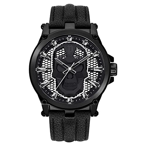 Police Herren Analog Quarz Uhr mit Leder Armband PEWJA2108203 von POLICE