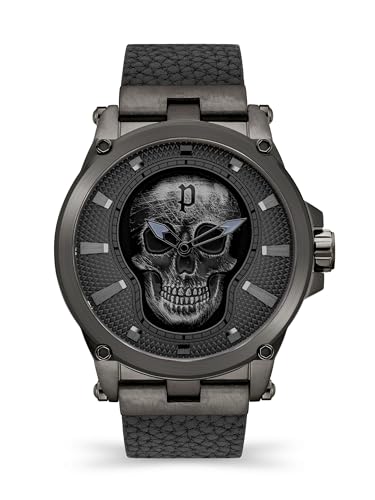 Police Herren Analog Quarz Uhr mit Leder Armband PEWJA2108501 von Police