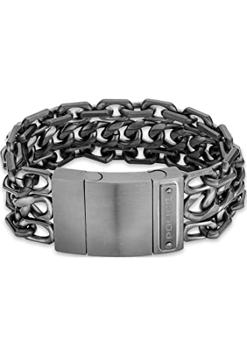 Police Herren-Armband Edelstahl One Size Grau 32017142 von Police