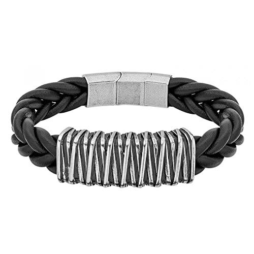 Police Herren-Armband Leder One Size Schwarz 32017139 Police Herren-Armband Leder One Size Schwarz 32017139 von Police