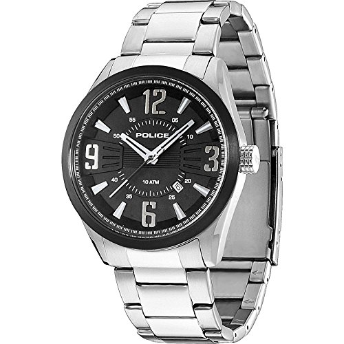 Police Herren-Armbanduhr Analog Quarz Edelstahl PL.13893JSSB/02M von Police