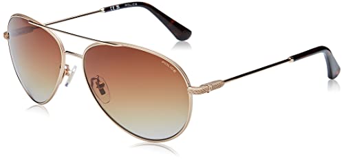 Police Herren SPLL11 Sonnenbrille, MATT Rose Gold W/Shiny Parts von Police